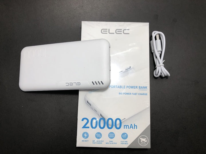 Elec 20000mAh Power Bank – PD Fast Charging, High-Capacity Portable Charger