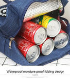 Portable Thermal Insulated Lunch Bag – Stylish And Durable Lunch Box Tote Cooler For Women, Perfect For School, Office, Outing, And Picnic (Random Color)