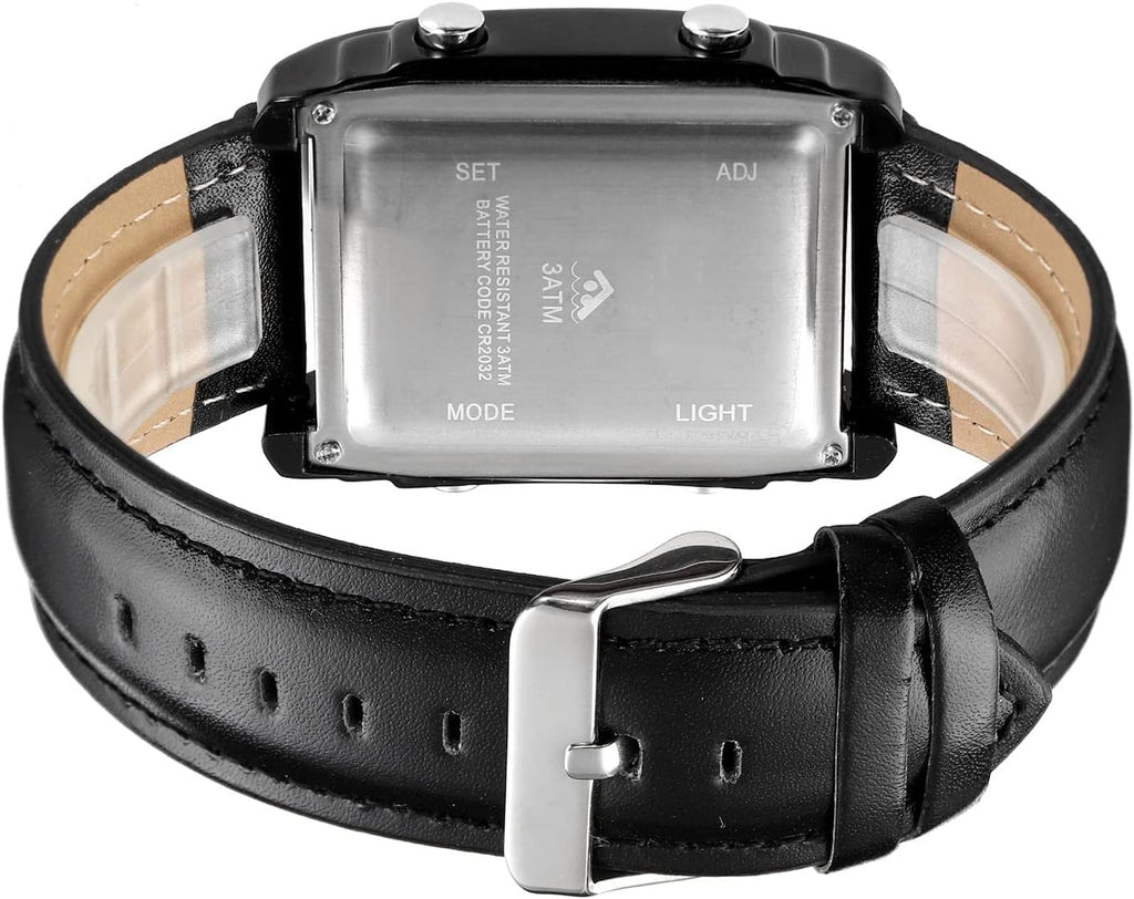 Original Skmei 1868 Boys New Style Design Famous Watch Digital Analog Mens Wrist Watches for Men Luxury Watch - Without Box - Full Black