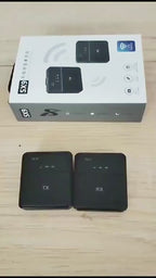 SX9 Wireless Microphone For Android, PC, Laptop, Tablet & Camera | 360° Noise Reduction HD Dual Mic | Long Battery Life Vlog & Live Recording Mic